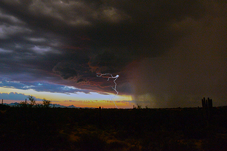 Lightning in west 09-05-21