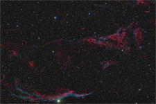 Western Cygnus Loop including Veil Nebula